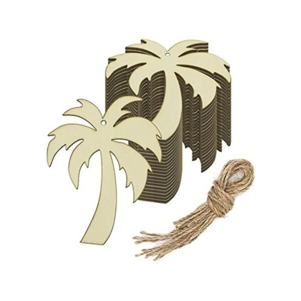Creaides Palmera Madera DIY Recortes de madera de cocotero_1