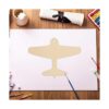Creaides 20 piezas de avión de madera DIY manualidades