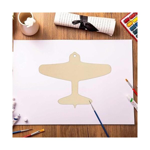 Creaides 20 piezas de avión de madera DIY manualidades