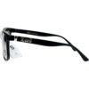 Locs Mirrored Lens Gangster Gafas de sol rectangulares de_4