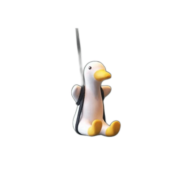 Adorno con forma de pato oscilante para colgar en_1