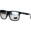 Locs Mirrored Lens Gangster Gafas de sol rectangulares de_1
