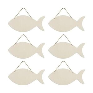 6 carteles de madera de pescado para manualidades_1