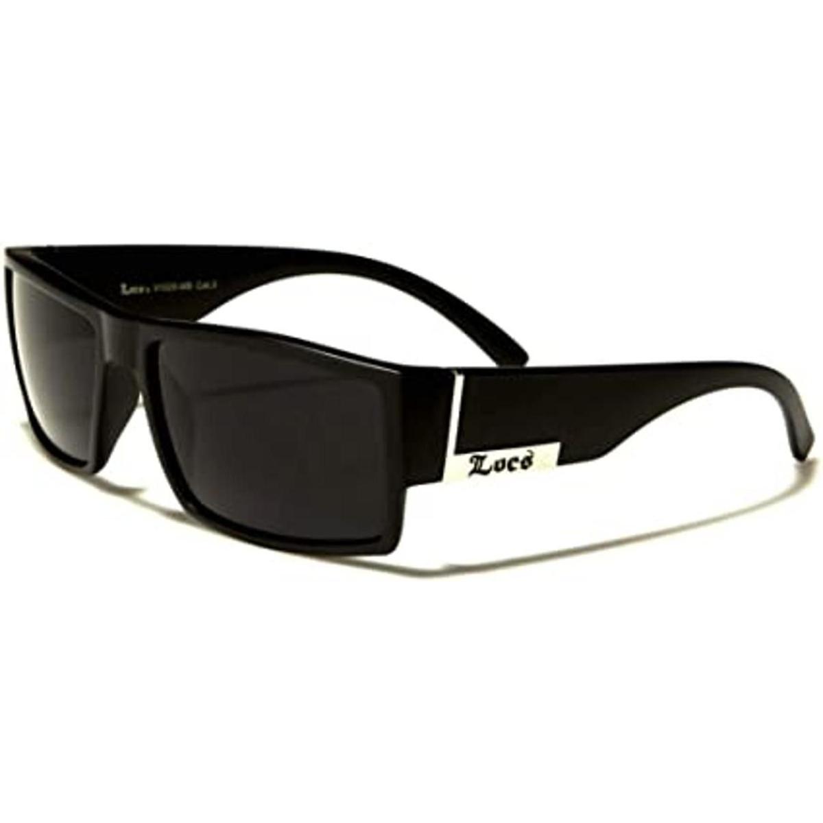 Locs Gafas de sol de gángster con parte superior plana