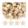 Framendino Paquete de 200 recortes de estrellas de madera