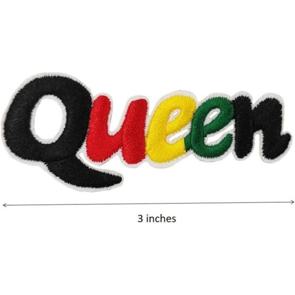 Parche para planchar con diseño de reina mágica de Black_3