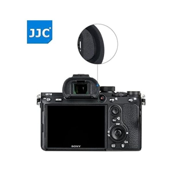 JJC Juego de 2 visores de silicona para Sony Alpha a9 a7_6
