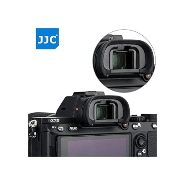JJC Juego de 2 visores de silicona para Sony Alpha a9 a7_2