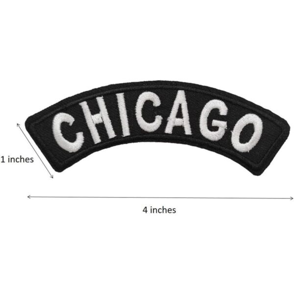Parche bordado de Chicago para planchar_2