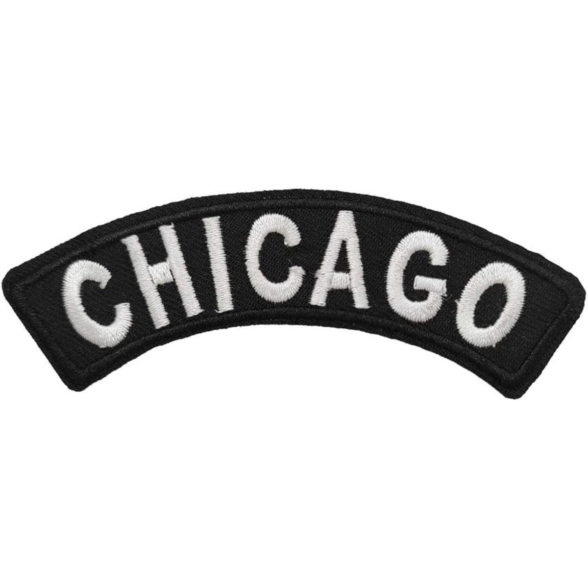 Parche bordado de Chicago para planchar