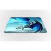 Alfombrilla de ratón rectangular con diseño de dragón azul_2