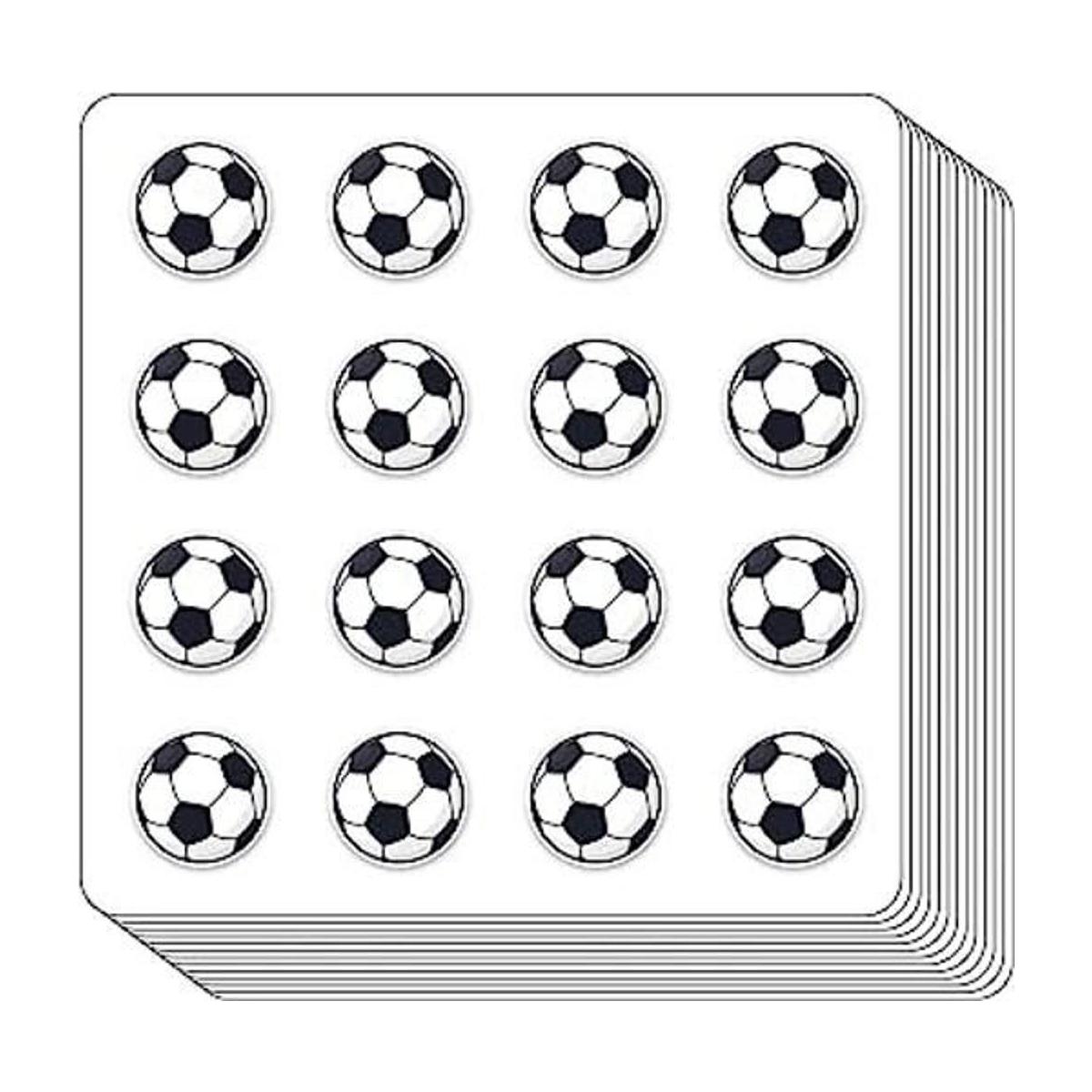 Calcomanías para planificar el fútbol 0.5 pulgadas