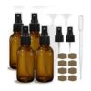 Botellas de espray ámbar de aproximadamente 4 onzas 3.7_1