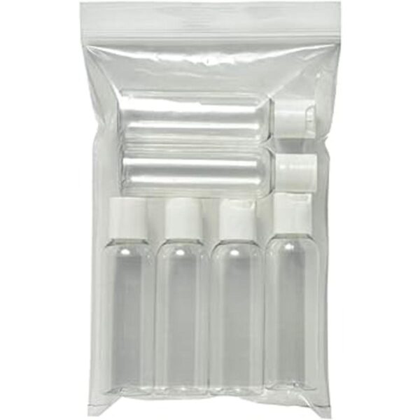 CFS Products Botellas vacías de plástico transparente de 2_5