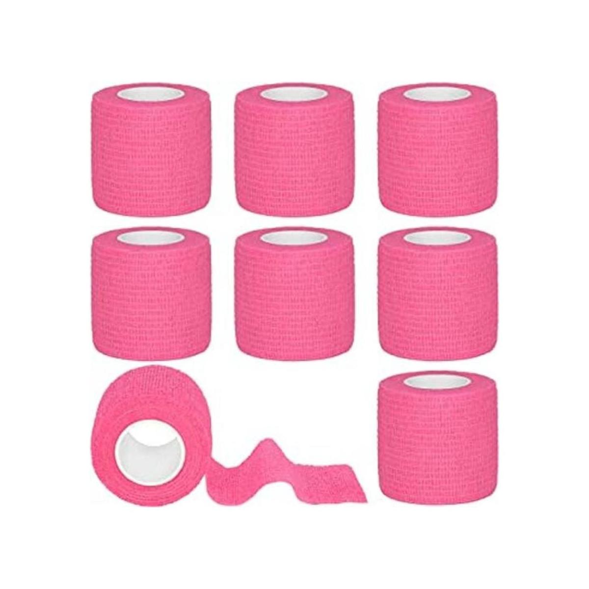 Tindobewan 8 rollos de vendaje cohesivo de 2 x 5 yardas
