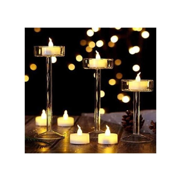 Luces de té con pilas paquete de 24 velas LED de té_3