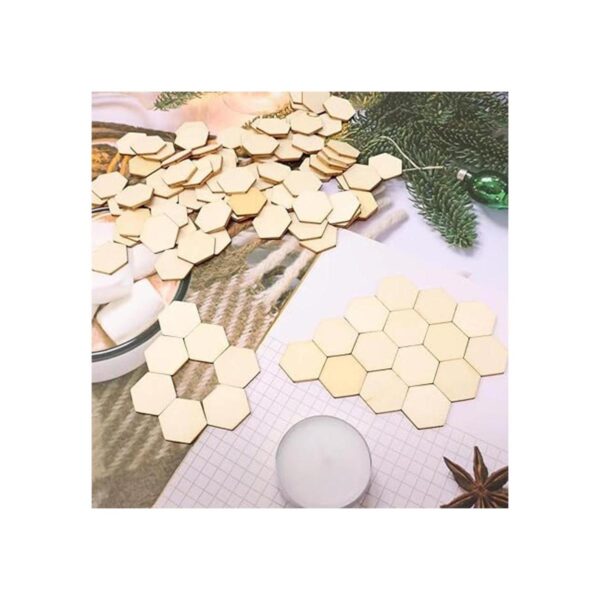 Honbay 100 piezas hexagonales de 0.984 in1 pulgada sin