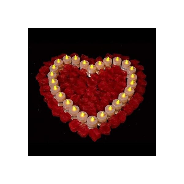 Luces de té con pilas paquete de 24 velas LED de té_2