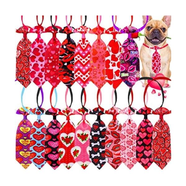 Paquete de 18 corbatas para el día de San Valentín
