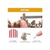 9 piezas de archivos en miniatura y modelo incluye juego