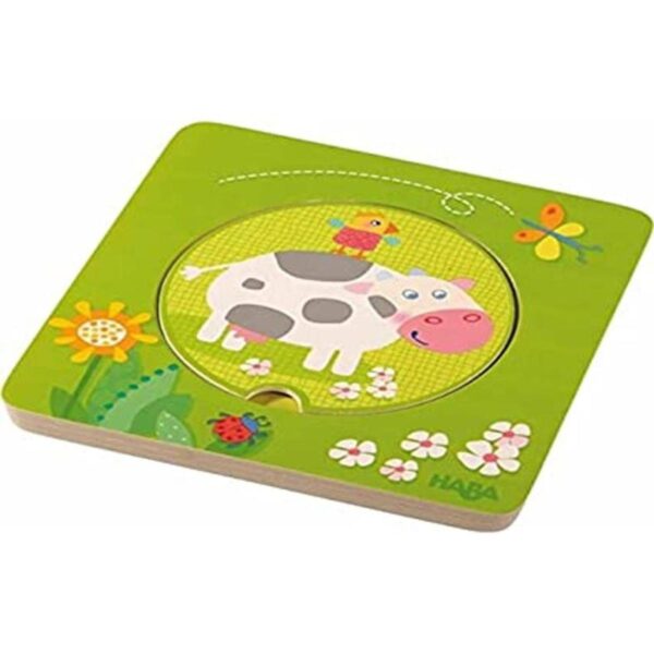 HABA 301647 on The Farm Rompecabezas de madera multicolor_1