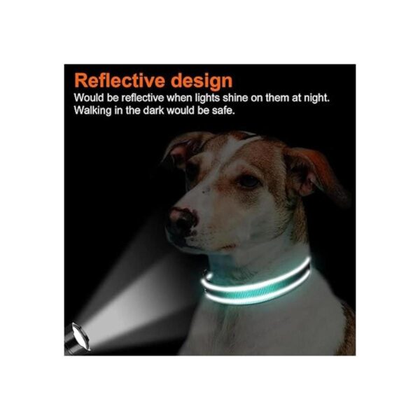 Joytale Collar reflectante para perro de neopreno suave_5