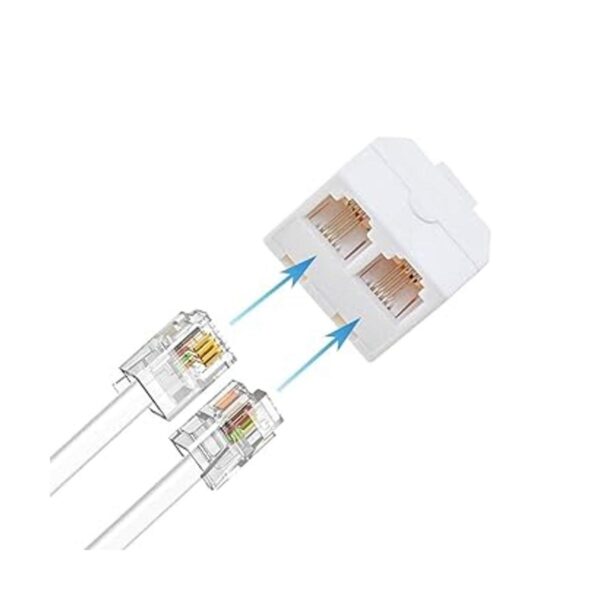 bidireccional paquete de 4 conectores de pared RJ11 6P4C_2