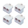 bidireccional paquete de 4 conectores de pared RJ11 6P4C_1