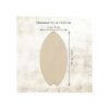 Adornos colgantes de madera para tablas de surf con forma_2