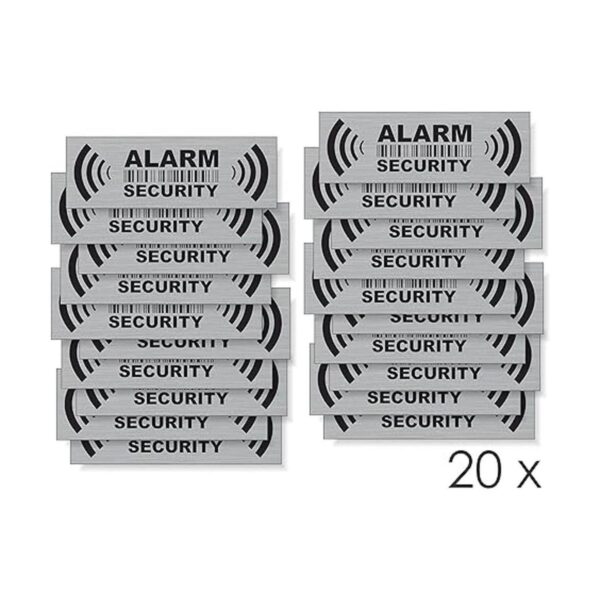 20 pegatinas de advertencia de alarma de seguridad para_3