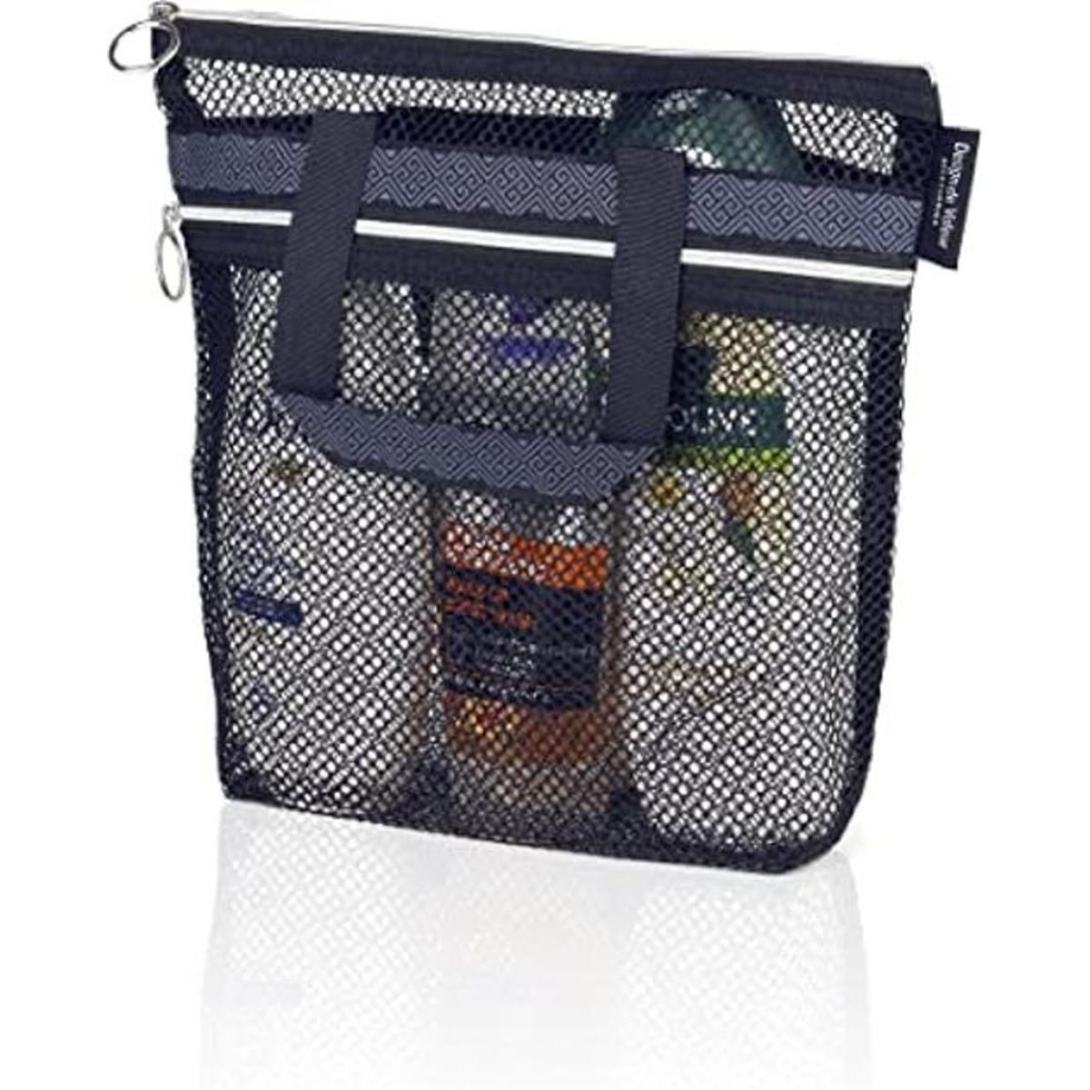 Organizador de ducha de malla de 10.2 x 9.9 pulgadas