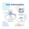 Tondiamo 6 piezas con ventosa organizador de baño