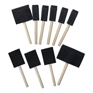 Rock Ridge Tools Juego de pinceles de espuma con mango de_1