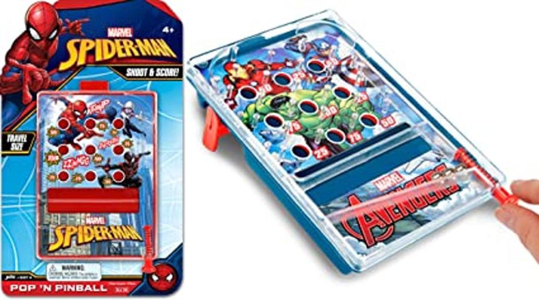 Marvel Juguete de juego de pinball 1 unidad surtida