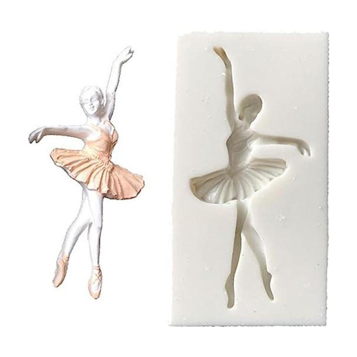 Lindo molde de silicona para bailarina para amantes de la