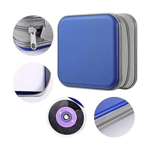 LIOVODE Funda de DVD funda de CD de 48 capacidades_3