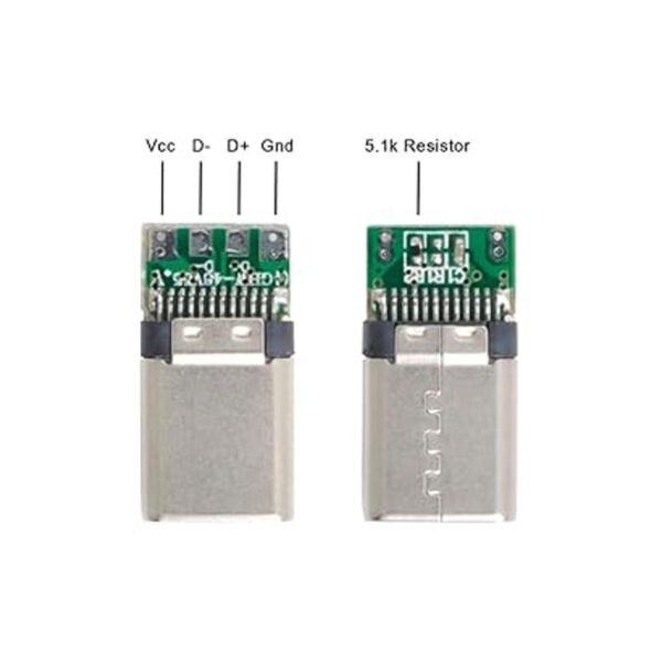 CY USB tipo C USBC macho OTG tipo Host tipo 5.1k adaptador_2