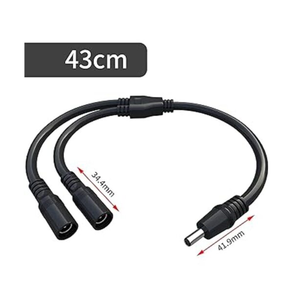 Goupchn Cable divisor en Y de CC 1 macho a doble hembra de_2