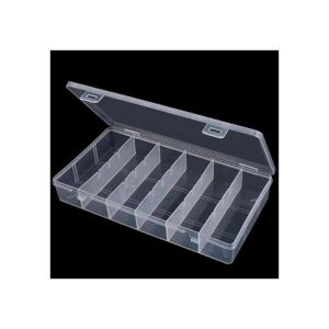 Paquete de 2 cajas de almacenamiento de plástico