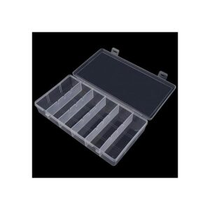 Paquete de 2 cajas de almacenamiento de plástico