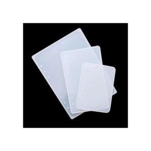 Markeny Juego de 3 moldes de resina para cuaderno A5 A6 A7
