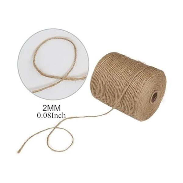 Tenn Well Cordel de yute natural 3 capas de 984 pies_2