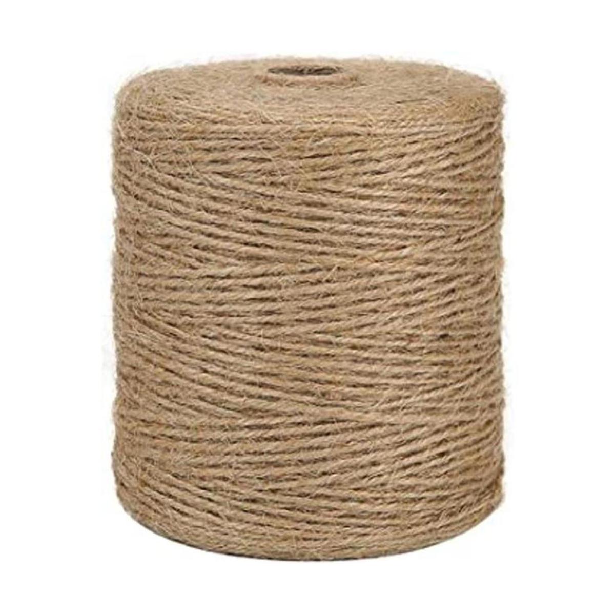 Tenn Well Cordel de yute natural 3 capas de 984 pies