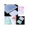Markeny Juego de 3 moldes de resina para cuaderno A5 A6 A7