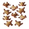 Juego de 10 figuras de resina de tortuga de mar en_1