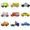 Juego de 9 parches para planchar y coser para automóviles