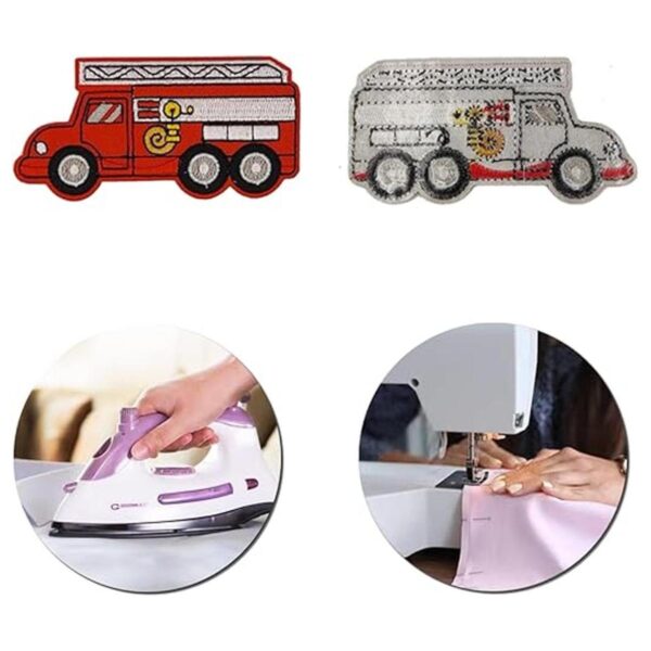 Juego de 9 parches para planchar y coser para automóviles