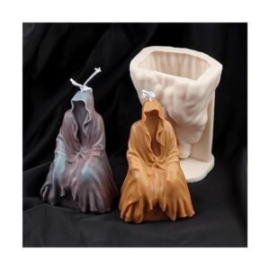 Moldes para hacer velas de calavera cabeza de cráneo_1
