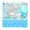 MagiDecor Mantel de plástico con nubes blancas y cielo
