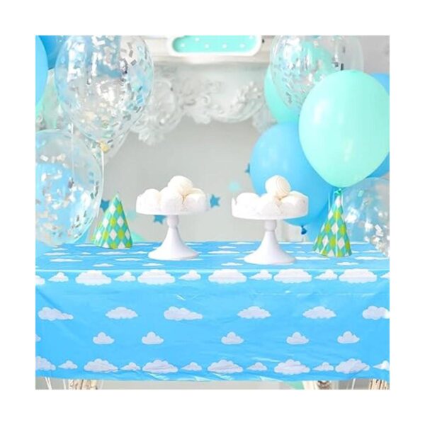 MagiDecor Mantel de plástico con nubes blancas y cielo